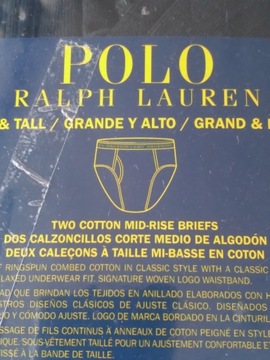 POLO RALPH LAUREN SLIPY MĘSKIE W 56 2 PAK BAWEŁNA