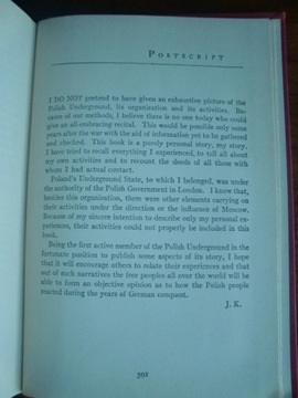 ЯН КАРСКИЙ Рассказ Тайное Государство СЕКРЕТНОЕ ГОСУДАРСТВО 1944 год История Польши Пилецкий