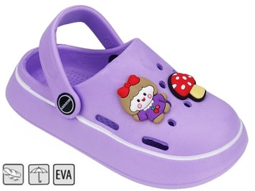 KROKSY KLAPKI OGRODOWE BASEN PIANKOWE DZIEWCZĘCE DZIĘCIECE DLA DZIEWCZYNKI