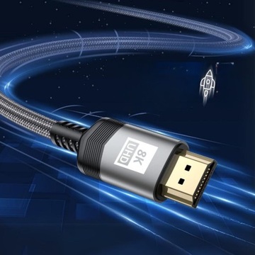 КАБЕЛЬ HDMI 2.1 PREMIUM ULTRA Высокоскоростной 8K 60 Гц 4k 120 Гц HQ 100 СМ