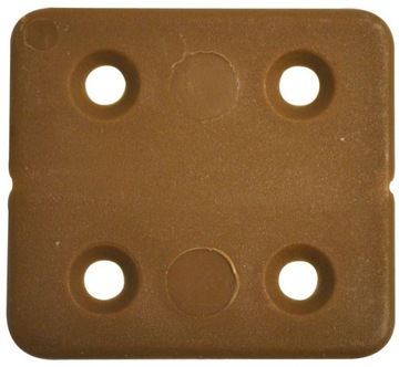 Плоская мебельная петля для сидений из ПВХ коричневого цвета