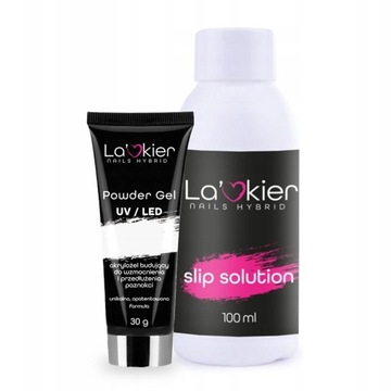 Акриловый гель прозрачный гель 30 мл + антискользящий раствор