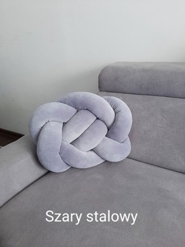 Poduszka pleciona supeł KNOT PILLOW węzeł WELUR