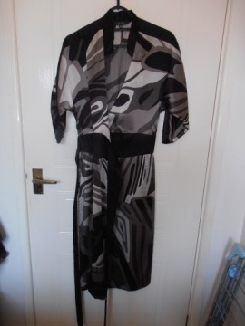 БАННЫЙ ХАЛАТ, ХАЛАТ, 100% ШЕЛК, РАЗМЕР S