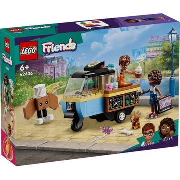 LEGO FRIENDS 42606 Mobilna piekarnia Super Zestaw Klocków 125 Elementów