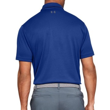 Under Armour Tech Polo 1290140-400 S Niebieskie