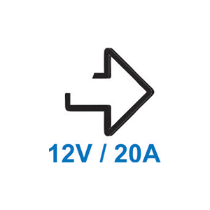 Zasilacz PNI-ST20AP 12V 20A stabilizowany do kamer 3x12V 20A 240W