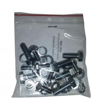 Sruby oslony wentylatora dol zestaw Fiat 126p 45F