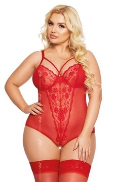 WALENTYNKI AMANDA roz. 2XL czerwony PLUS SIZE
