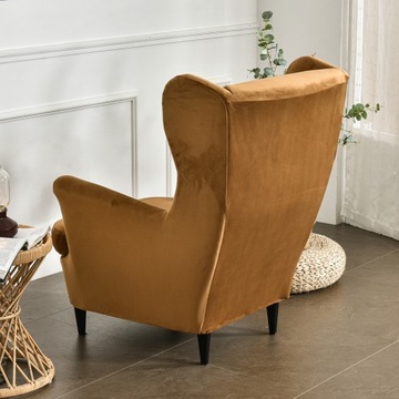 Велюровый чехол для комплекта кресла и подставки для ног