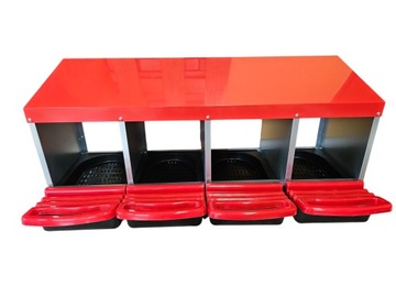 GNIAZDO AUTOMATYCZNE DLA KUR NIOSEK POCZWÓRNE GRZĘDA Z KOSZEM NA JAJA