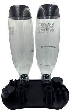 Слив на 4 четыре бутылки для подставки для сатуратора SODASTREAM, черный