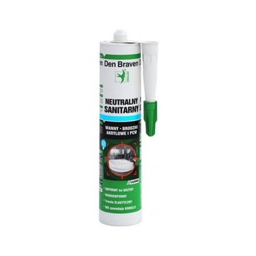 SILIKON NEUTRALNY SANITARNY BEZBARWNY 280 ML DenB