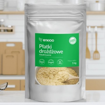 PŁATKI DROŻDŻOWE drożdże nieaktywne Enkioo 1kg