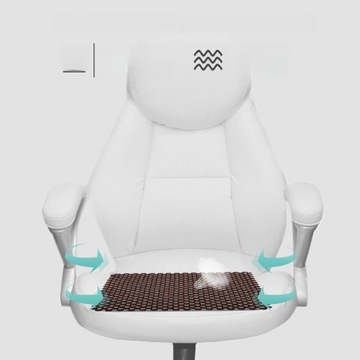 ПОДУШКА АВТОМОБИЛЬНОГО СИДЕНЬЯ ДЕРЕВЯННАЯ ПОДУШКА