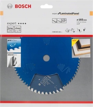 ПИЛЬНОЕ ПОЛОТНО BOSCH EXPERT 165*20*2,6 48Т ПЛАСТИНЫ