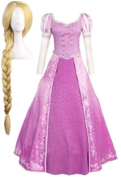 STRÓJ KOSTIUM SUKIENKA ROSZPUNKA COSPLAY DLA DOROSŁYCH M/L 164/170