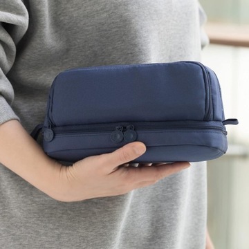 Piórnik szkolny saszetka czterokomorowy organizer duża pojemność (C051)