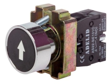 КНОПКА УПРАВЛЕНИЯ СТРЕЛКА БЕЛЫЙ МЕТАЛЛ BA3351