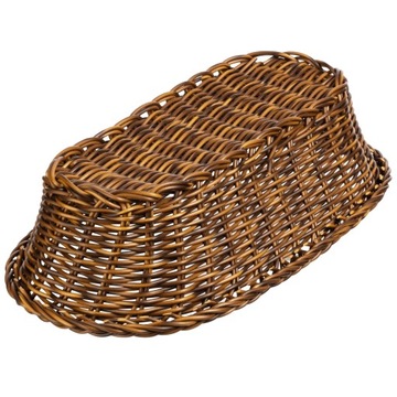 KOSZYK NA PIECZYWO CHLEB STÓŁ SZTUĆCE PODŁUŻNY BRĄZOWY KOSZYCZEK