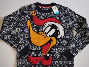 SWETER MĘSKI ŚWIĄTECZNY LOONEY TUNES XL + reserved