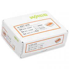 Szybkozłączka WAGO 3x4 linka 221-413 50szt