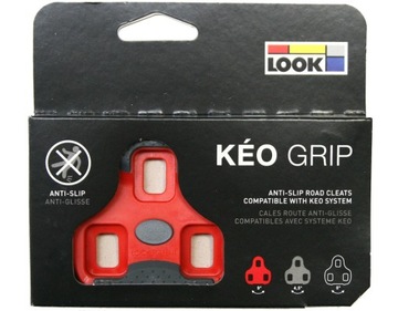 Look Накладки на педали Keo Grip серые 4.5