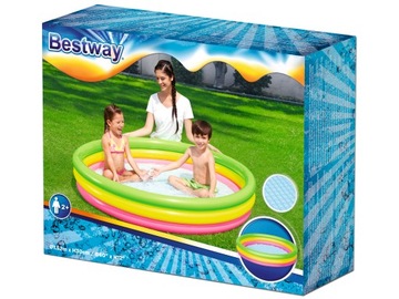 BESTWAY BASEN DLA DZIECI DMUCHANY 3 KOLORY 152CM