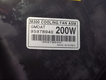 CHEVROLET SPARK M300 KOMPLET CHLADIČ 95978940