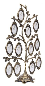 ГЕНЕОЛОГИЧЕСКОЕ ДЕРЕВО МЕТАЛЛИЧЕСКОЕ ДЕРЕВО ПОДАРОЧНАЯ РАМКА ДЛЯ ФОТОГРАФИИ