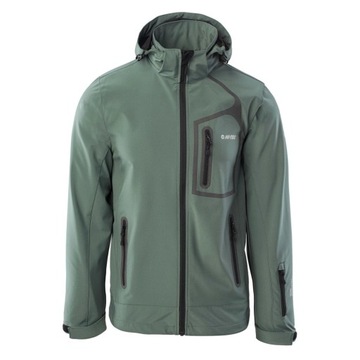 Męska kurtka Softshell NILS DARK FOREST - Rozmiar XXL