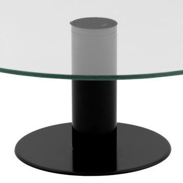 СТЕКЛЯННАЯ ТАРЕЛКА ДЛЯ ТОРТА, ФРУКТЫ, ПОВОРОТНАЯ, ВЫСОКАЯ, КРУГЛАЯ ТАРЕЛКА