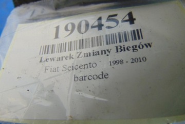 FIAT SEICENTO ZVEDÁK PÁKY ŘAZENÍ