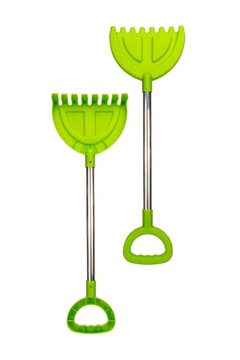 ГРАБЛИ ДЕТСКИЕ ГРАБЛИ ДЛЯ ПЕСКА БОЛЬШИЕ АЛЮМИНИЕВЫЕ ГРАБЛИ 68 СМ