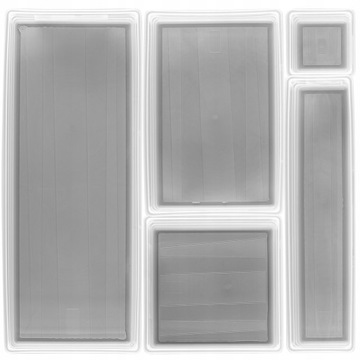 PUDEŁKA POJEMNIKI DO SZUFLADY ORGANIZERY TOALETKI