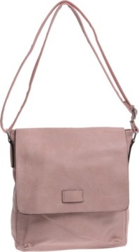 МЯГКАЯ СУМКА ЖЕНСКАЯ С КЛАПАНОМ розовая