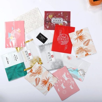 LBSISI Life 100 шт./лот 9x11,5 см 50 г пакеты с горячей запечаткой Mooncake ручной работы