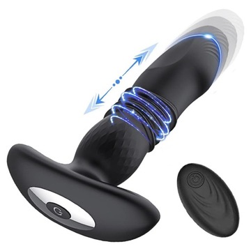 Анальная вибраторская дилдо точка G -эротические игрушки простаты массажеры простаты