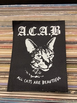 ACAB ALL CATS ARE BEAUTIFUL naszywka sitodruk