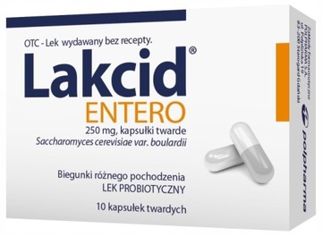 Lakcid Entero lek probiotyk przeciwbiegunkowy 10ka
