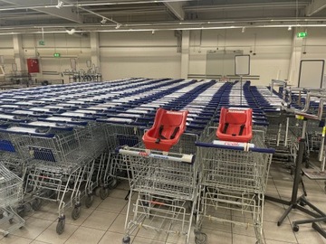 Wózki sklepowe wózek sklepowy WANZL magazynowy