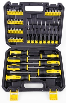 НАБОР ОТВЕРТОК, МАГНИТНЫЕ НАСАДКИ, 65 ШТ.