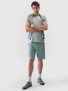 4F МУЖСКАЯ ФУТБОЛКА БЕЗРУКАВОВ БОКСЕР TSLEM076 СЕРАЯ XXL