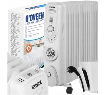 GRZEJNIK ELEKTRYCZNY OLEJOWY 2900W MOC XL + NAWIEW