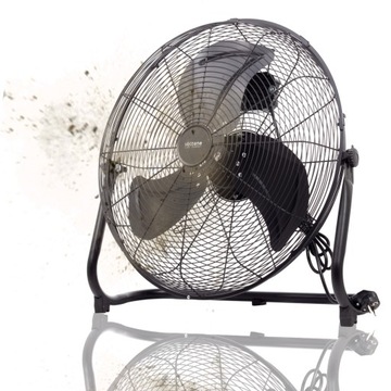Wentylator cyrkulator podłogowy 200W chrom mocny eco wydajny wiatrak