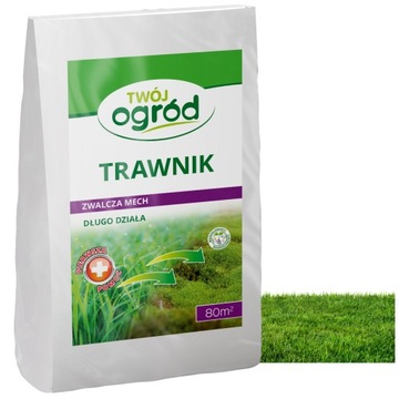 ANTYMECH NAWÓZ DO TRAWY 4KG NPK 7-5-8BOGATY SKŁAD SIARKA MAGNEZ