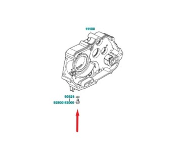 ŚRUBA ZLEWOWA 12MM NEXXON ACTIV 50CCM KYMCO