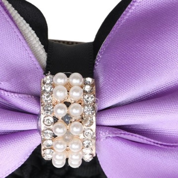 Утеплитель для шеи с сетчатым шарфом Barrette C с бантом