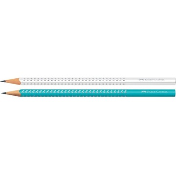 ZESTAW Faber-Castell SPARKLE 2xOŁÓWEK gumka temp.