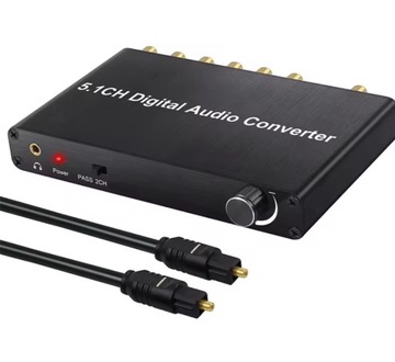Цифровой аудиоконвертер 5.1 Surround to nc+ SPDIF Toslink AC-3